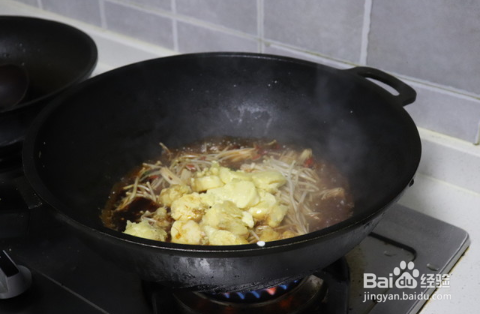 日本豆腐金针菇煲
