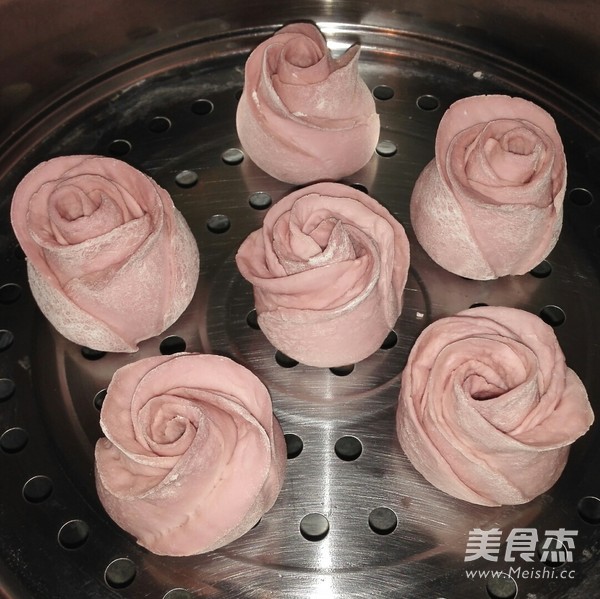 浪漫的玫瑰花馒头