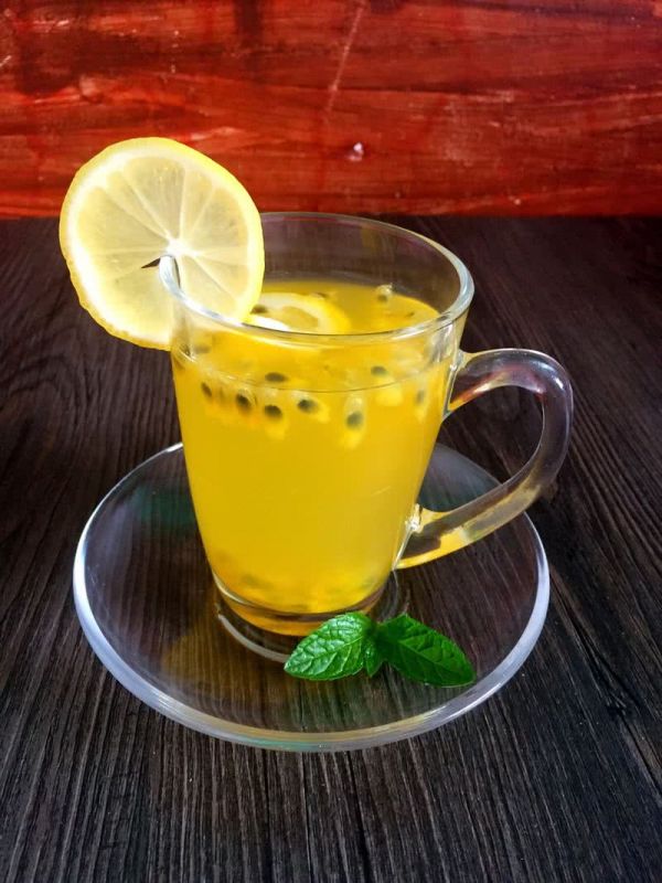 柠香百香果蜂蜜饮