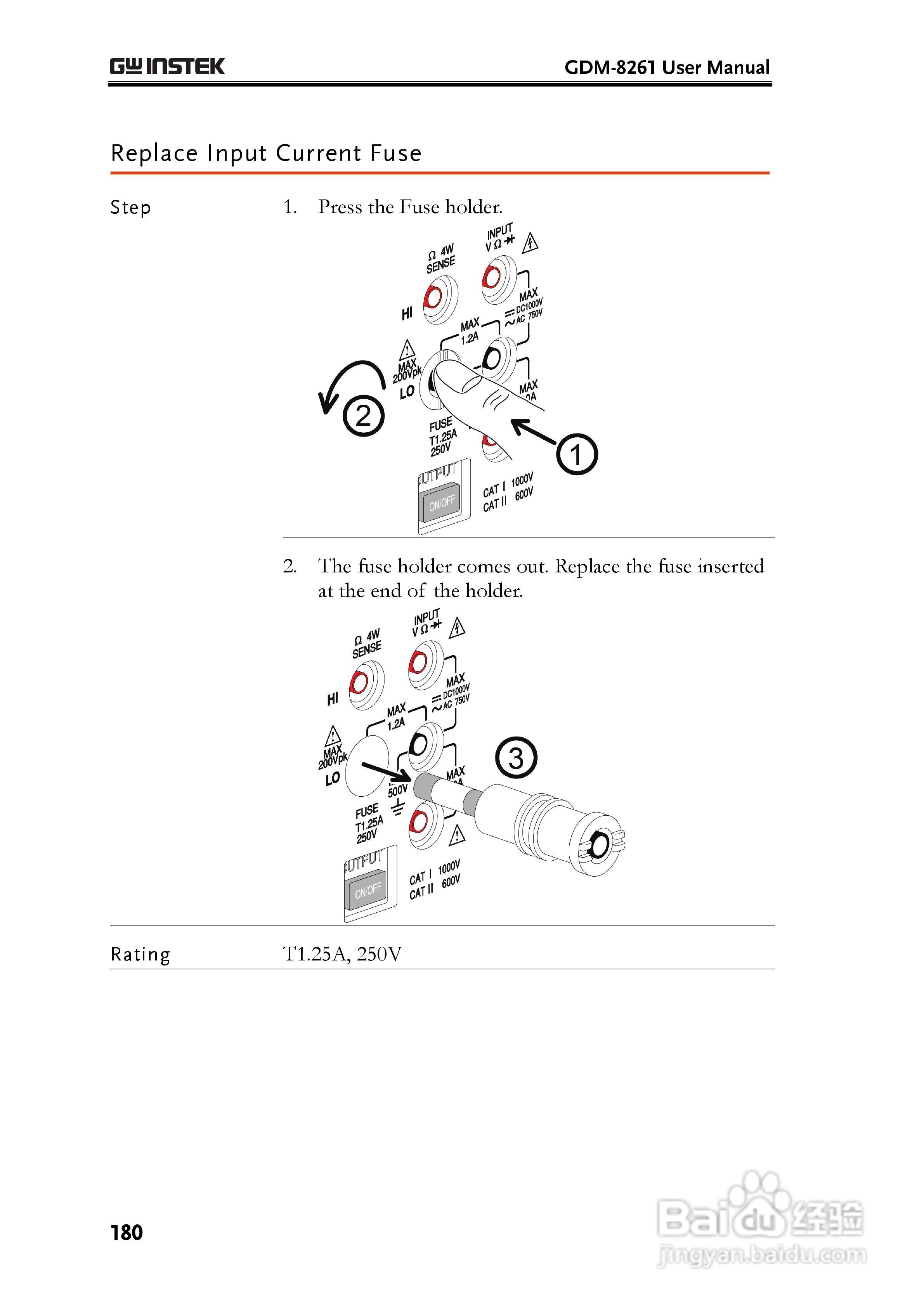 固纬GDM-8261数字万用表使用说明书:[18]