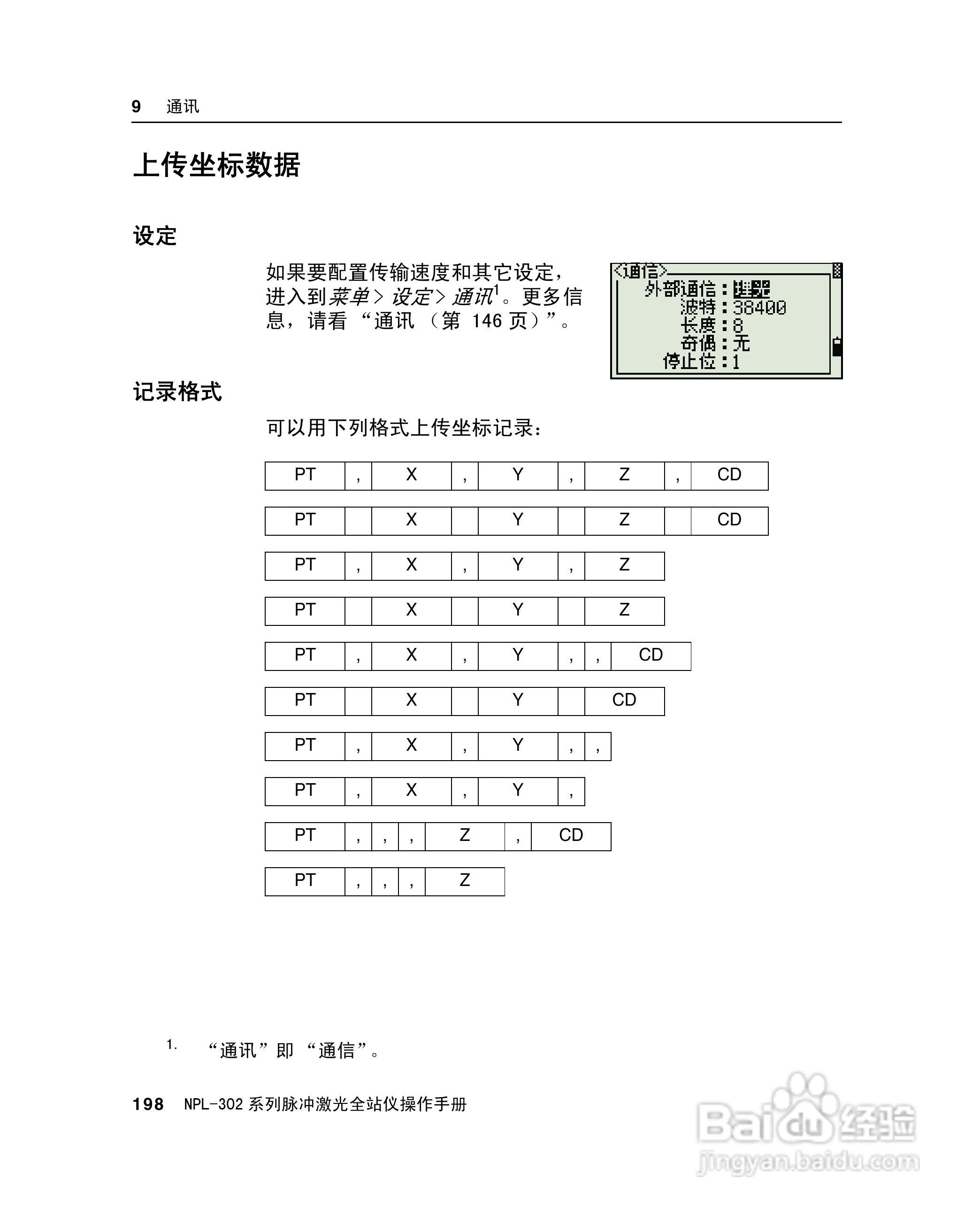 尼康NPL-302、332、352、362系列全站仪使用手册:[22]