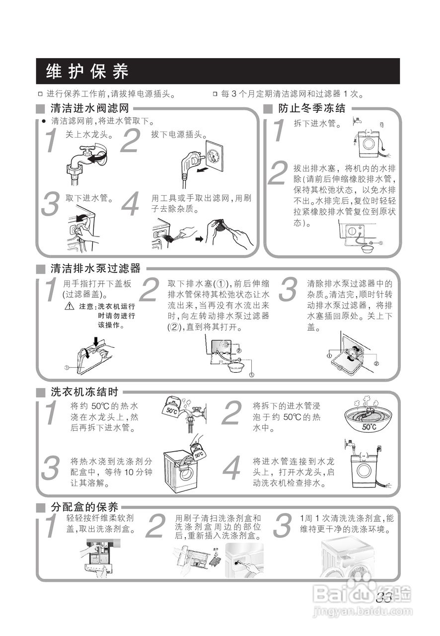 LG WD-A12255DS洗衣机使用说明书:[4]