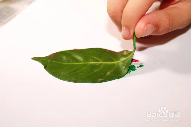 如何用树叶制作创意造型画