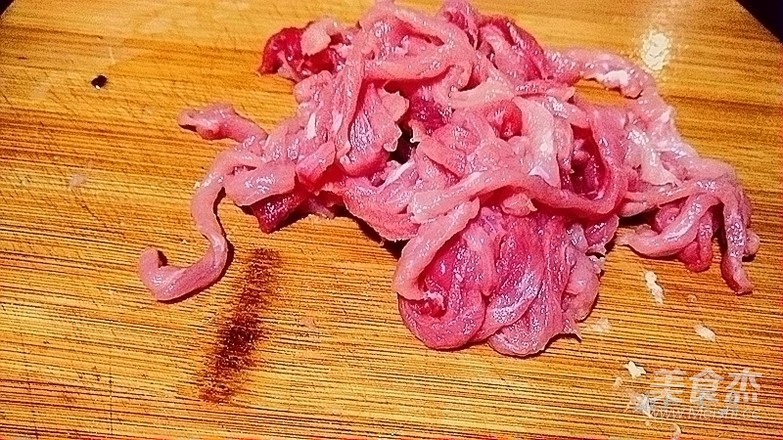 韭黄肉丝的做法