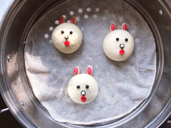 可妮兔豆沙包#福临门暖冬宴幸福面#