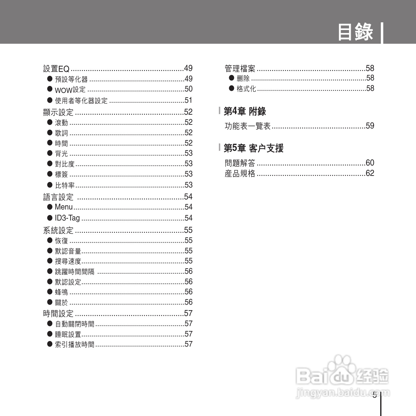三星YP-U1ZW音频播放器使用说明书:[1]