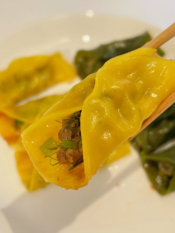 酥脆鲜香茴香锅贴