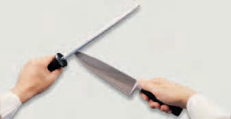 怎样使用磨刀棒(Steel)