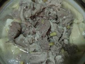 腐竹嫩肉豆腐煲