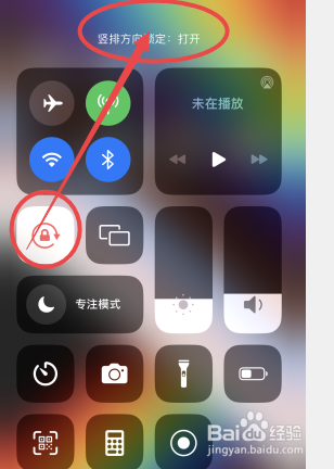 苹果手机怎么设置不旋转屏幕