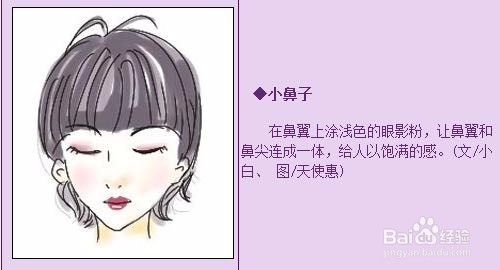 如何打造立体鼻形