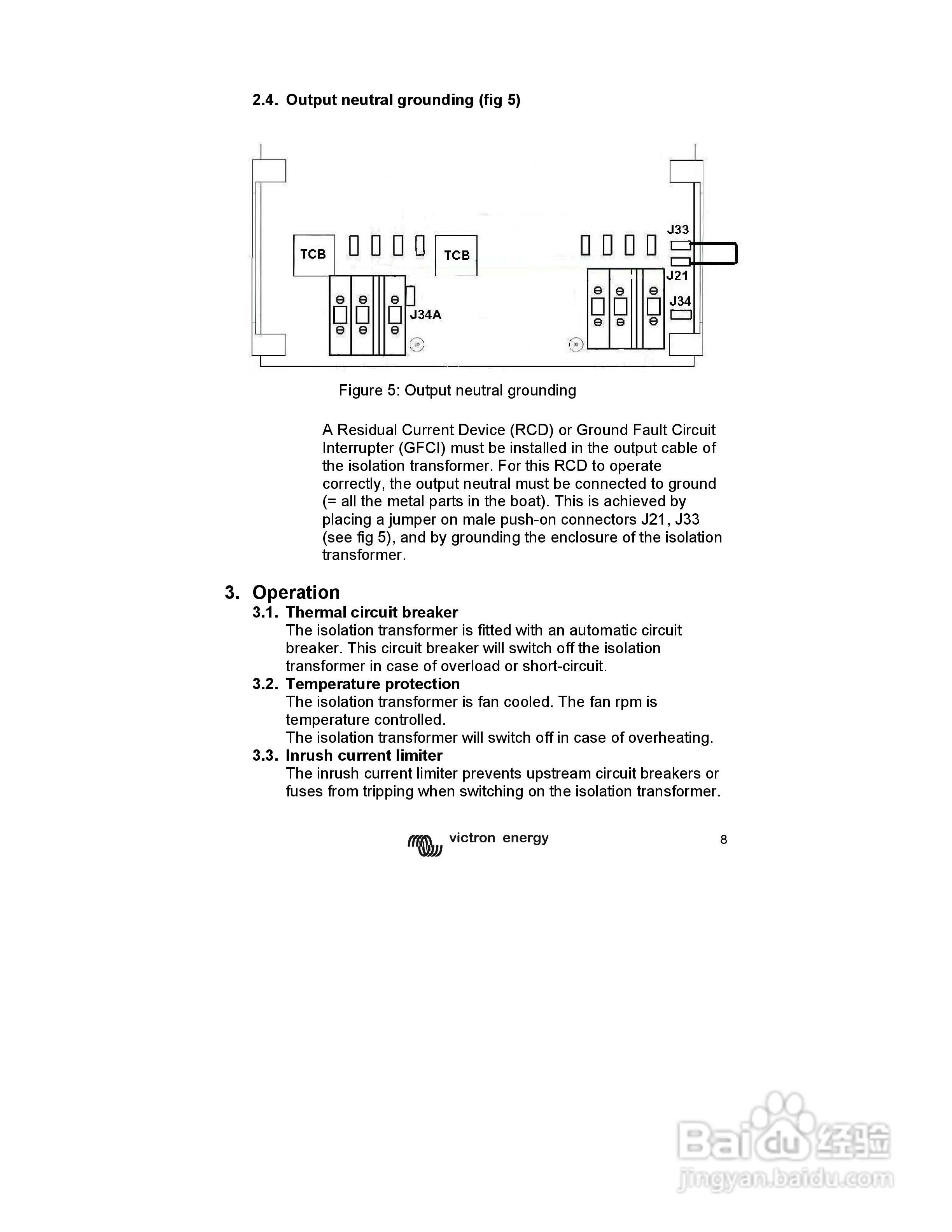1800/3600,115/230V 隔离变压器用户手册:[1]