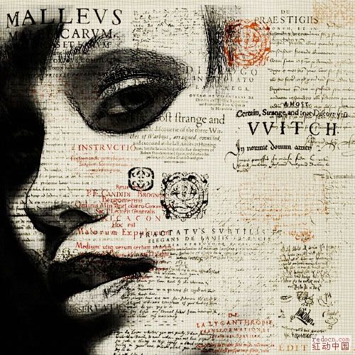 Photoshop制作人物与报纸的溶图效果