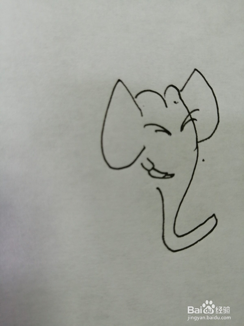 简笔画大象怎么画