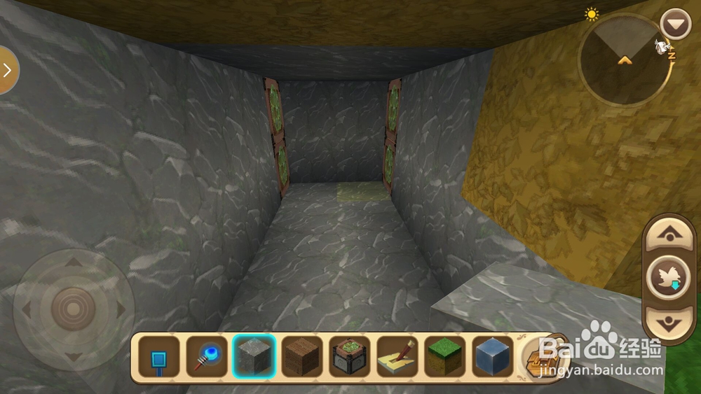 迷你世界中怎么隐藏地心传送门？