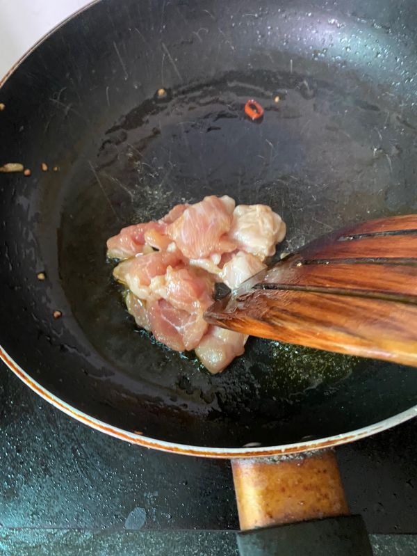 佛手瓜炒蟹味菇