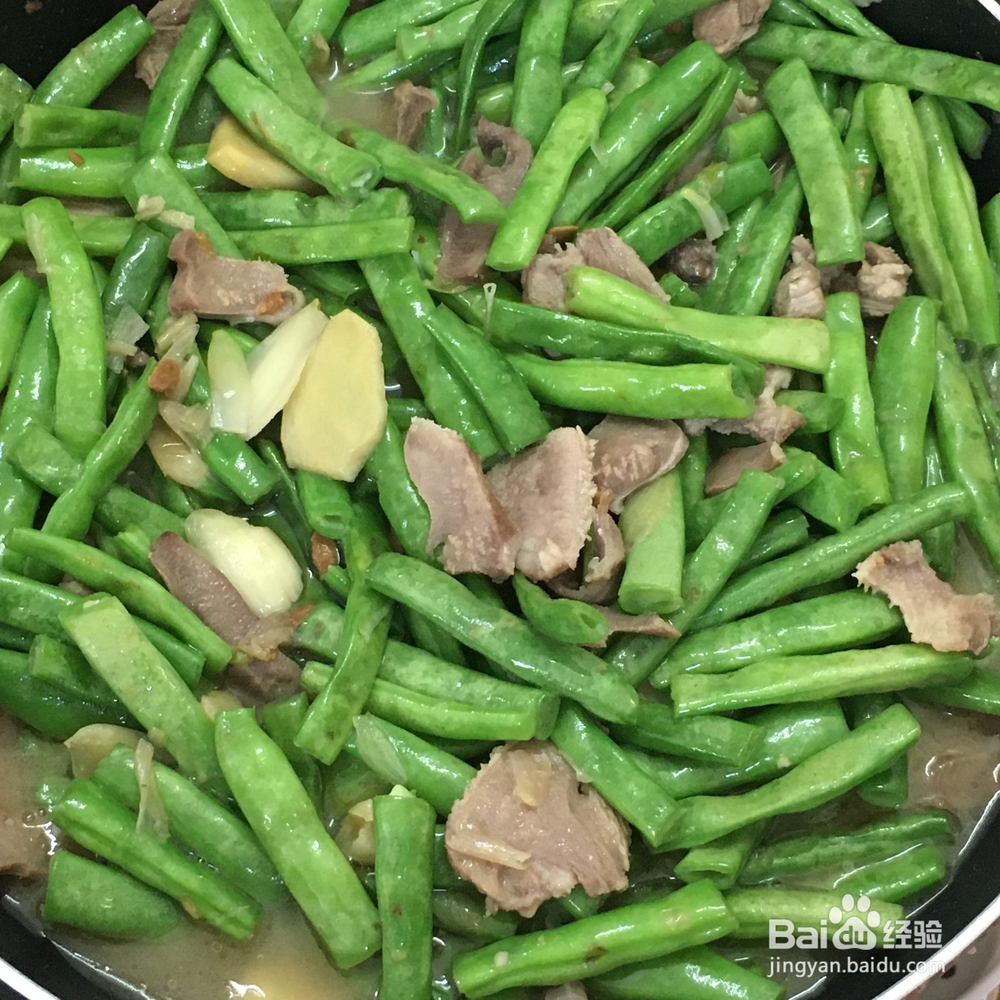 猪舌焖四季豆怎么做好吃?