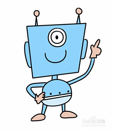 机器人简笔画教程