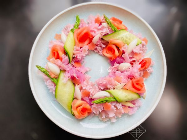 绣球菌蔬果沙拉
