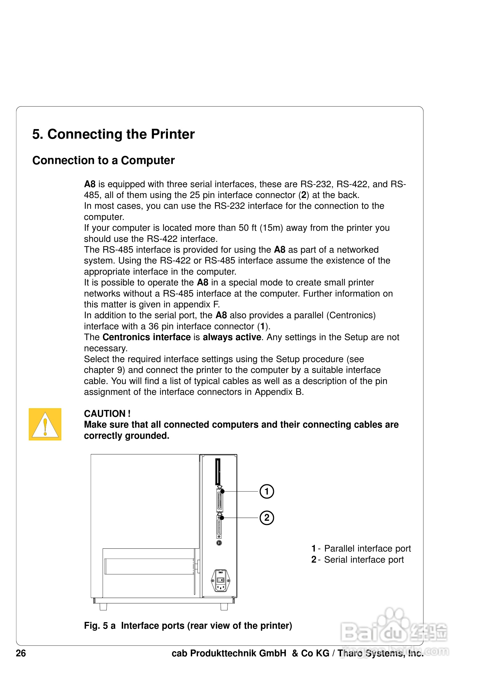 cab A8200打印机使用说明书:[3]
