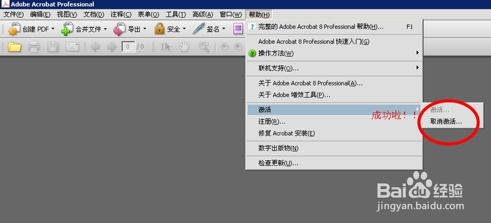 怎样使用Adobe.acrobat.8注册机