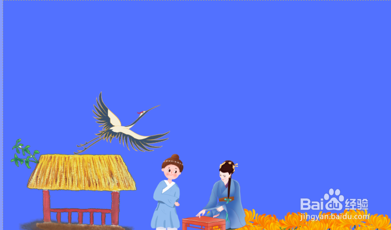 过故人庄古诗配图简笔画