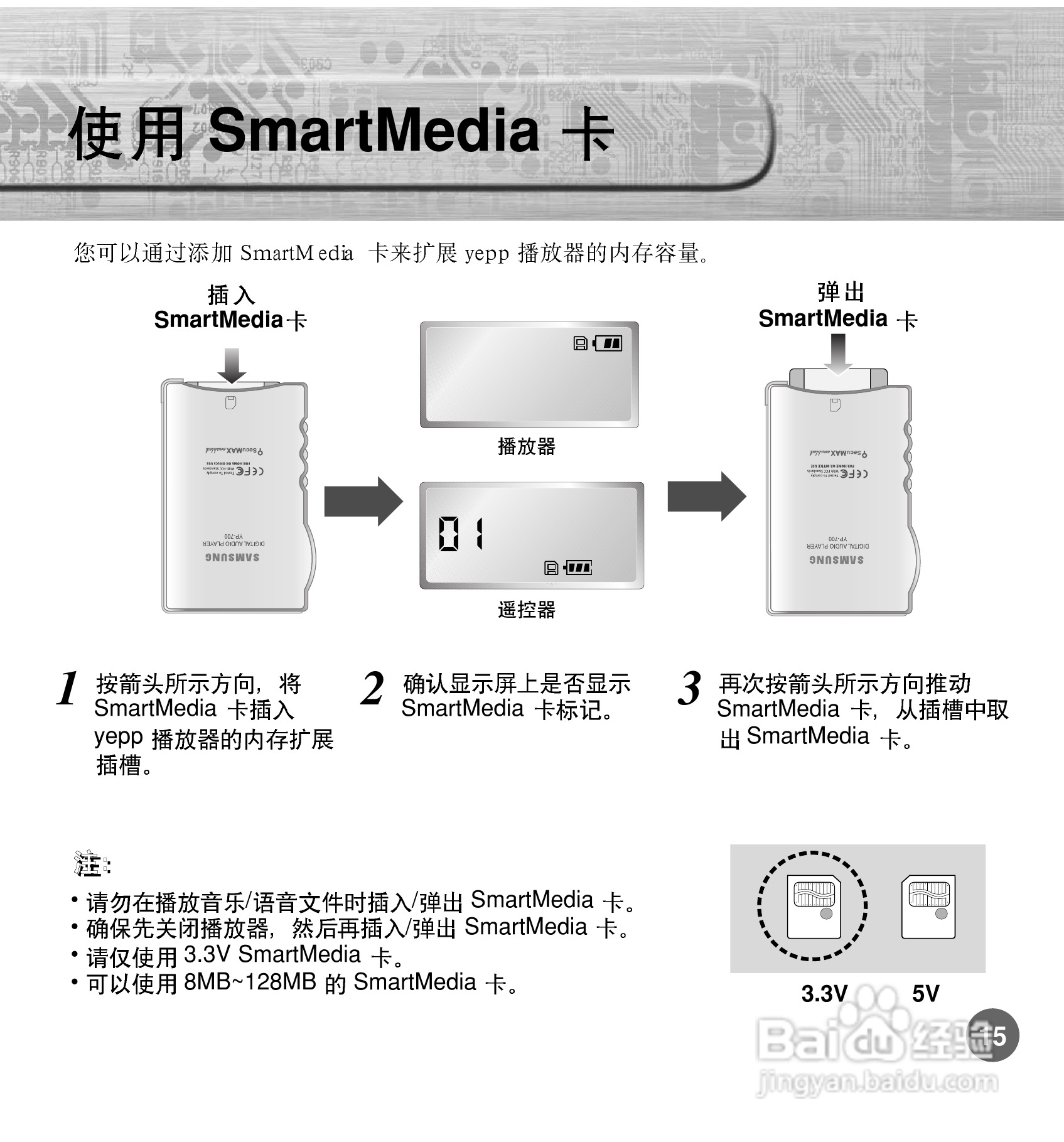 三星YP-700 MP3播放器使用说明书:[2]