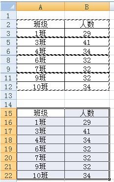 Excel之定位可见单元格步骤