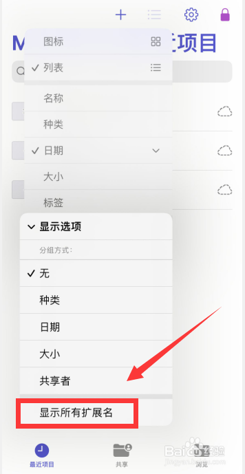 MindNode软件如何一键显示所有扩展名