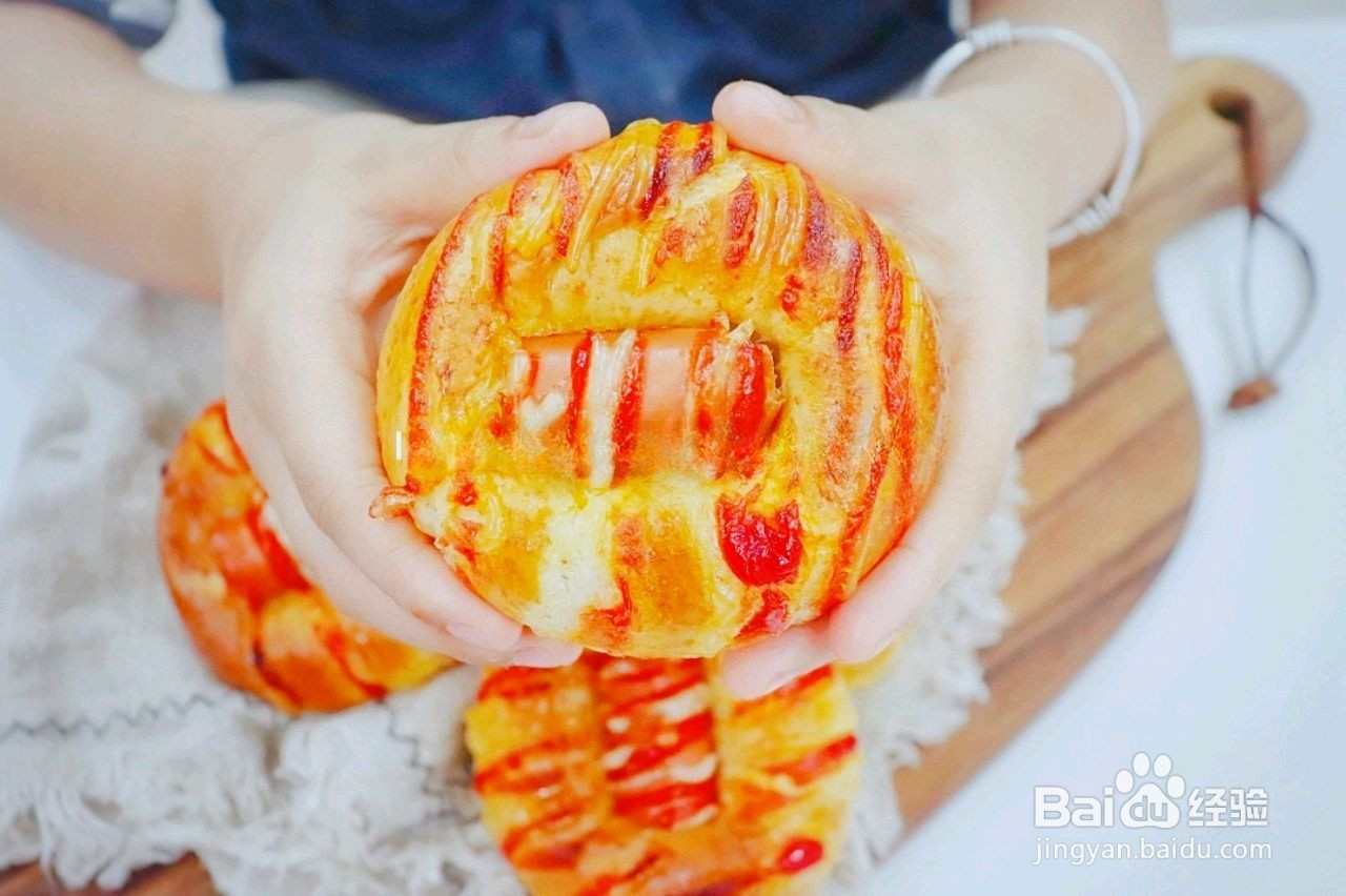 全麦肠仔小面包 营养健康的做法