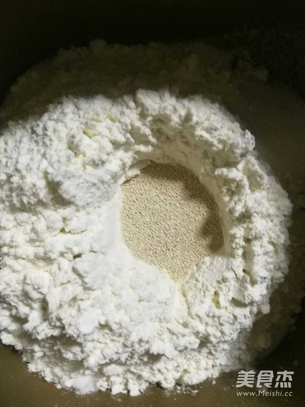 葱香芝士火腿面包