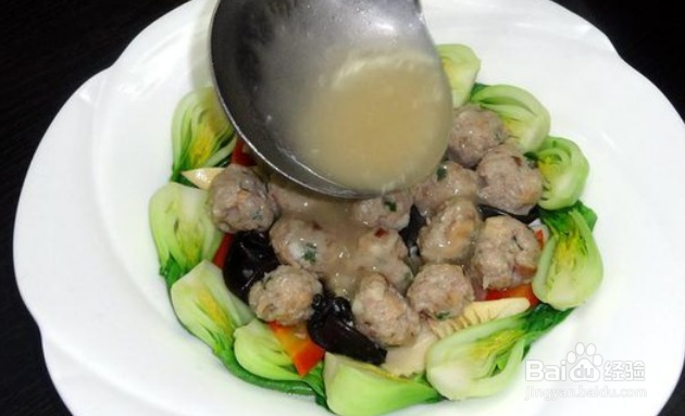 怎么做松茸肉丸