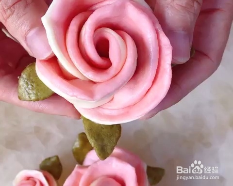 简单好吃的双色玫瑰花馒头