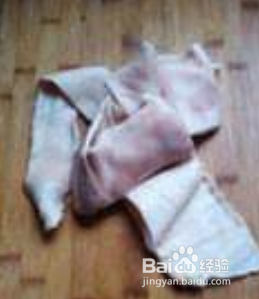 凉拌猪皮的做法