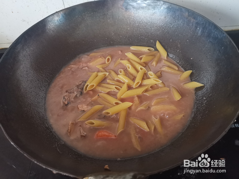 鱼汤炖意大利面