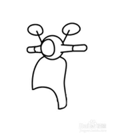 简笔画 1 2 3 4 5 6 7分步阅读 "骑上我心爱的小摩托,他永远不会堵车