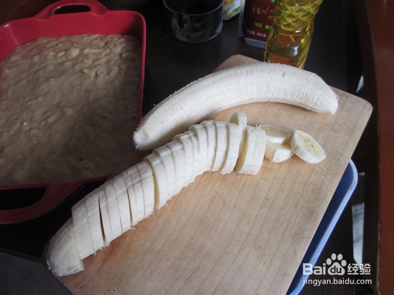 简单香蕉快面包