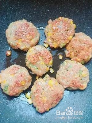 鸡胸肉虾泥蔬菜饼