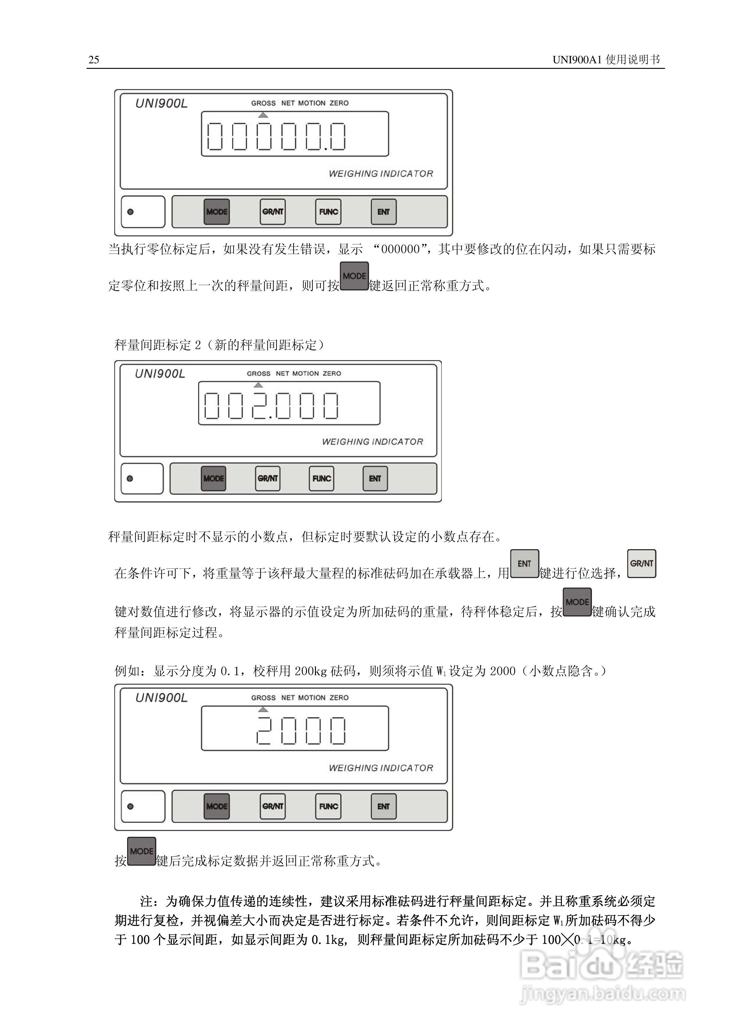 长陆UNI900A1称重显示控制仪使用说明书:[3]