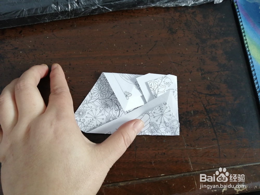 像万字符的杯垫怎么用纸折