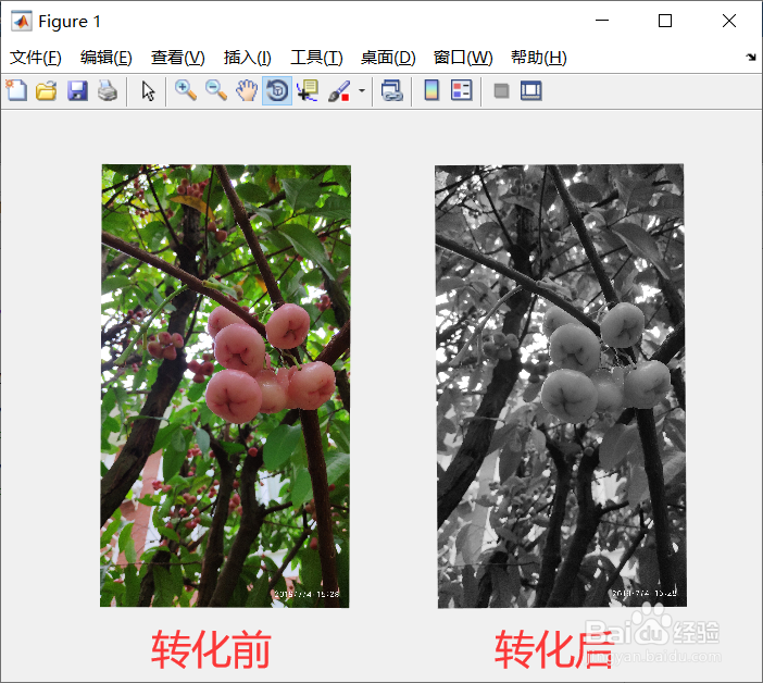 Matlab中怎样将彩色图转化为灰色图