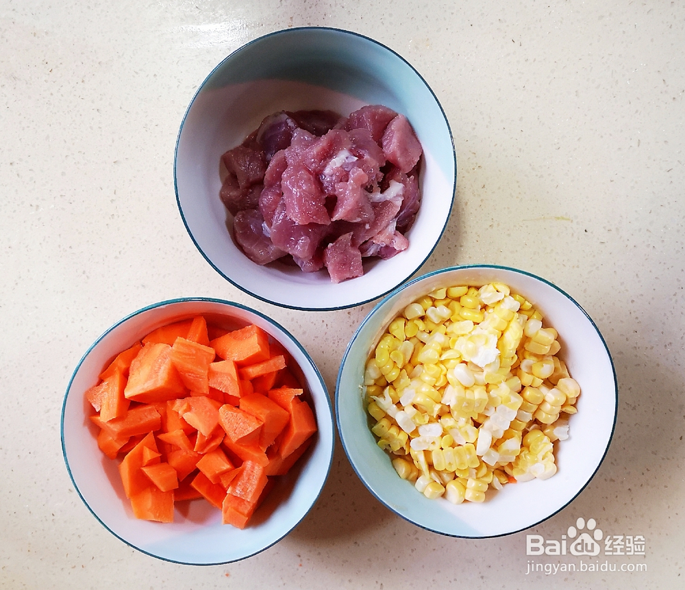 懒人菜谱胡萝卜玉米猪肉肠让宝宝爱上吃