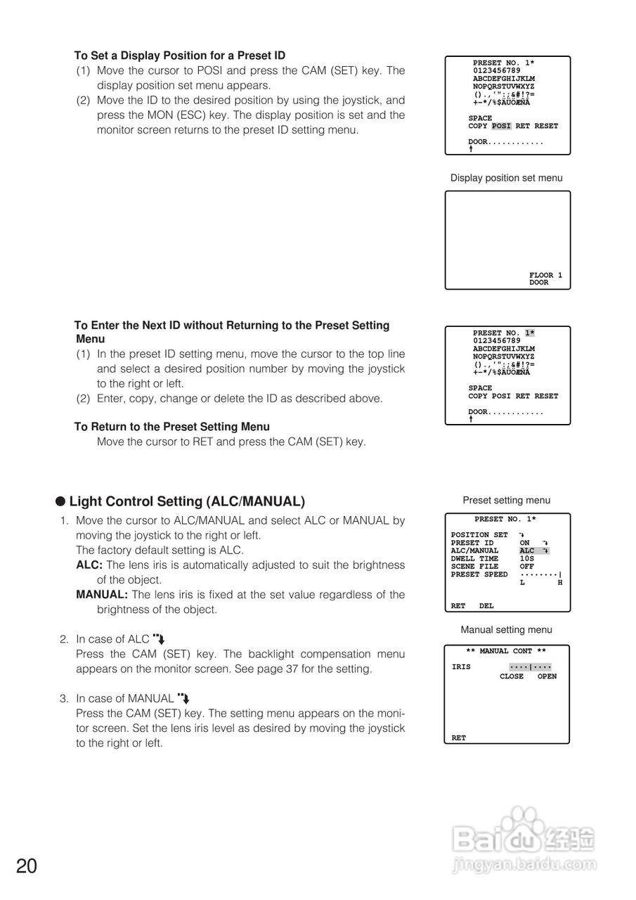 松下WV-CW860E彩色闭路监控摄像机使用说明书:[2]