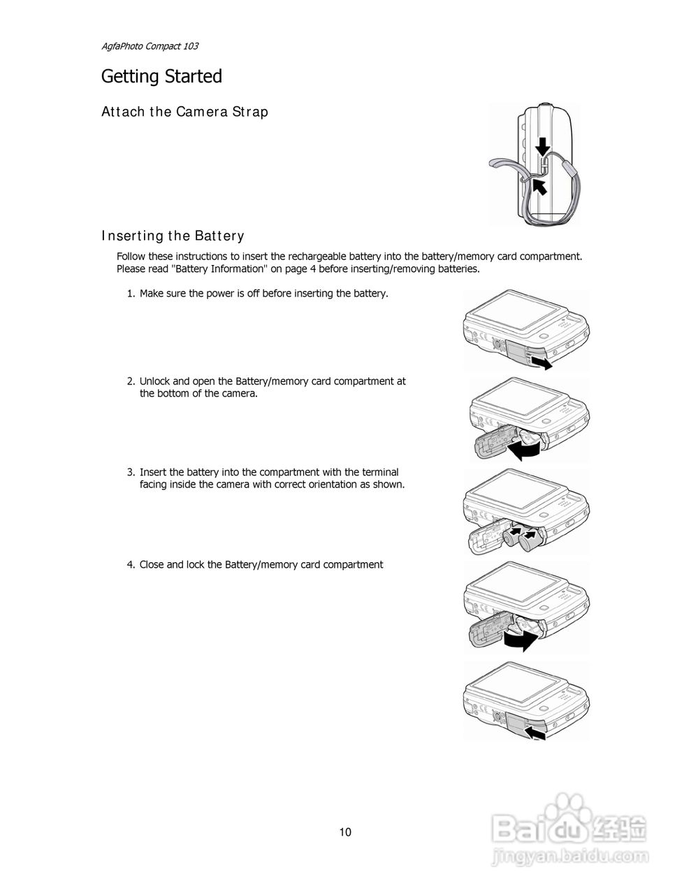 爱克发Compact 103数码相机使用说明书:[2]