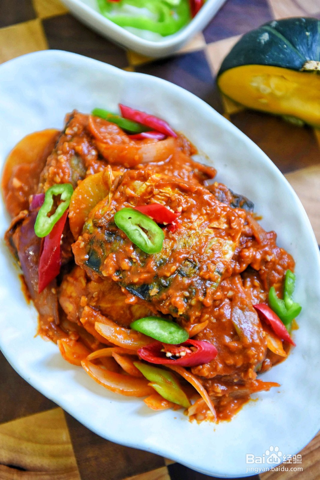 辣炖青花鱼的做法