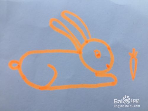 如何画兔子简笔画教程