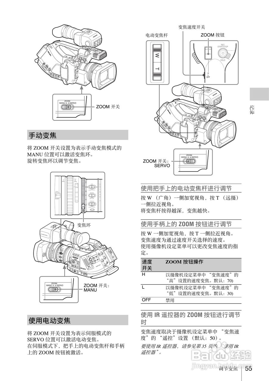 索尼PMW-EX3数码摄像机使用说明书:[6]