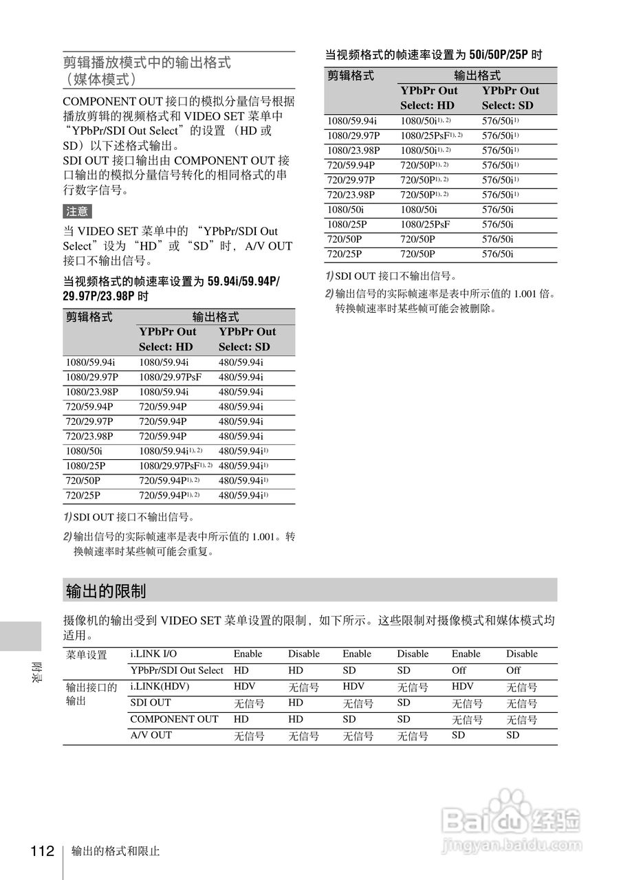 索尼PMW-EX1数码摄像机使用说明书:[12]