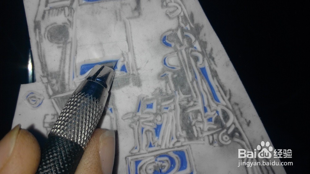 手工橡皮章之火车橡皮章