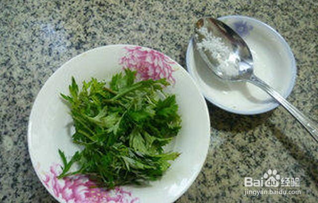 艾草煎饼果子的做法